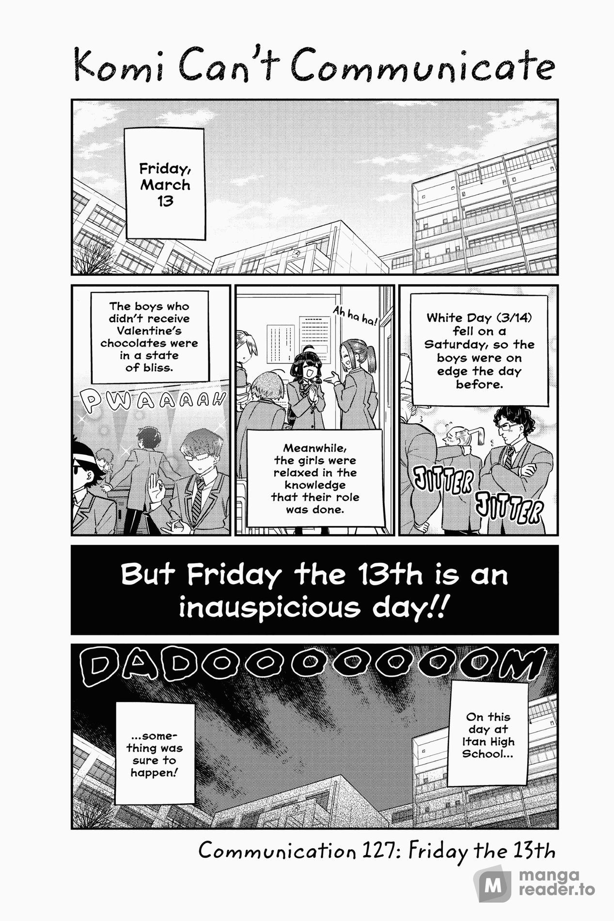 Komi Can’t Communicate, Chapter 127 image 1